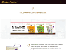 Tablet Screenshot of muitoprazerlivro.com.br